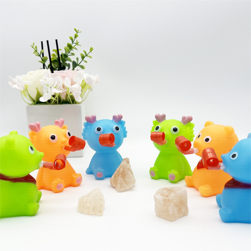 新款发哨声萌宠创意儿童抖音同款青蛙恐龙蛇回弹BB解压玩具吐舌头详情7