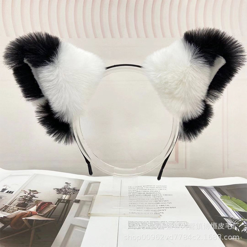 Wholesale of cat ear headbands, plush cat ear maid headbands, 2D cosplay cat ear headbands pic 5