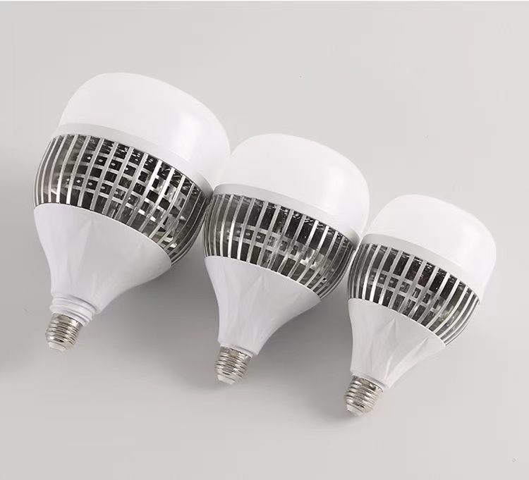 led bulb screw fin ultra-bright and strong light E27 screw bulb durable high-brightness lighting lamp for factory workshop, original pic 16
