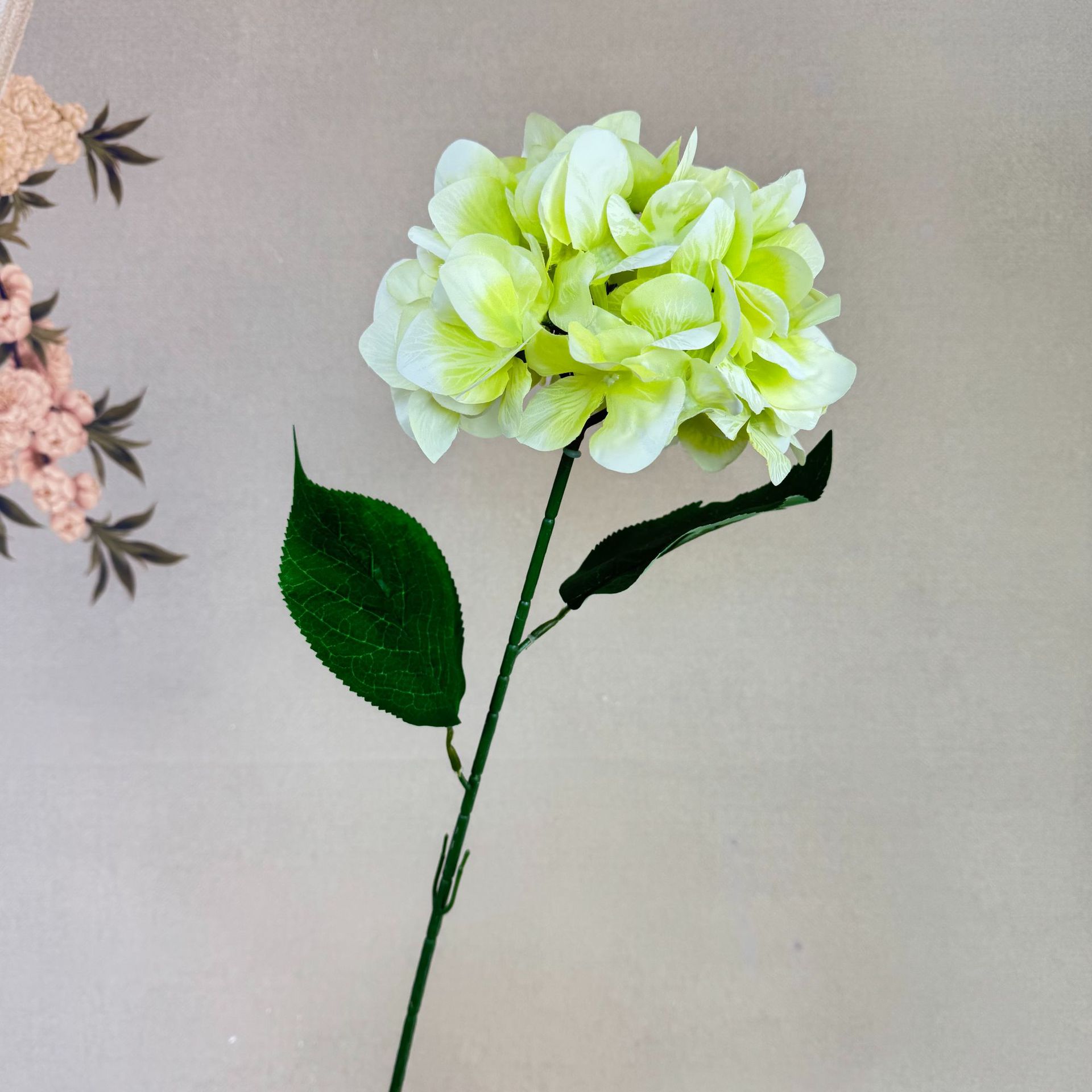 大单只丝印布绣球婚庆仿真花艺家居装饰假花绣球花仿真花束批发详情12