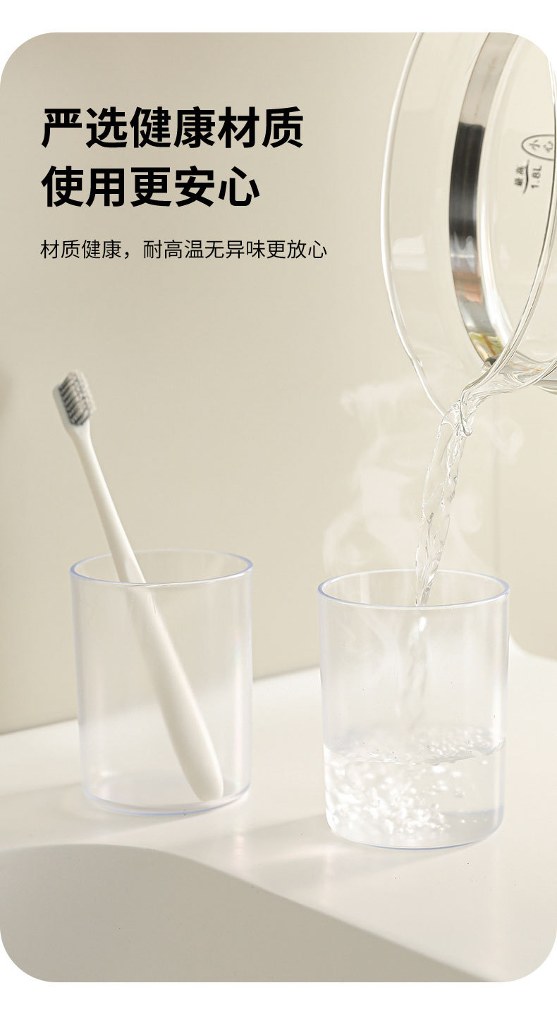 Wall-mounted toothbrush rack under the mirror cabinet, inverted toothbrush cup and toothbrush storage rack, and storage rack for toiletry cups and toothpaste ware at the bottom of the cabinet pic 10