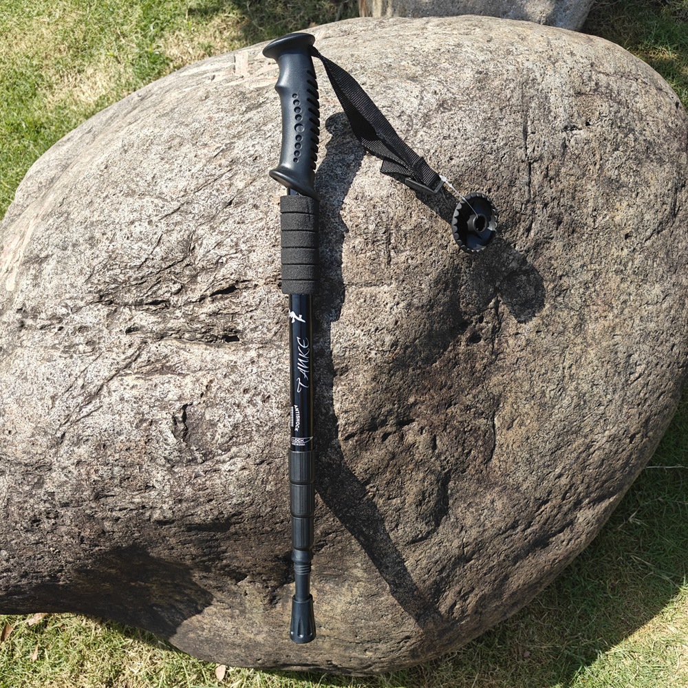 户外旅行登山杖可伸缩老年人四节爬山拐杖铝合金徒步杖拐棍手杖详情4