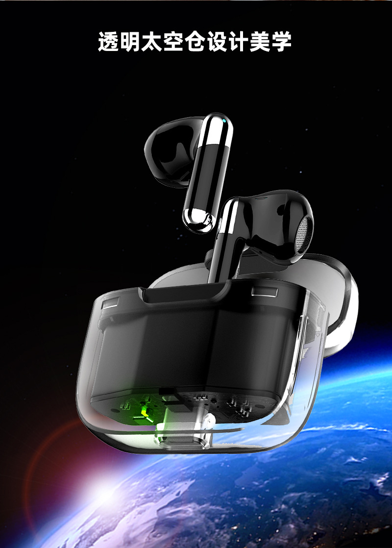 AI simultaneous interpretation version Bluetooth wireless headphones Space capsule TWS dual-label ENC high-definition call stereo factory wholesale price pic 10