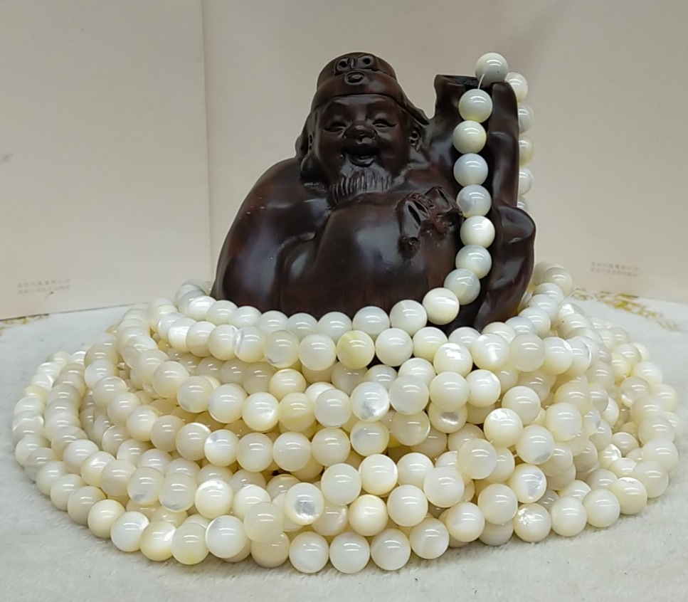 Factory direct supply of natural pearl oysters, natural mother oysters, loose beads, DIY jewelry accessories, beaded bracelets, Buddhist prayer beads wholesale pic 8