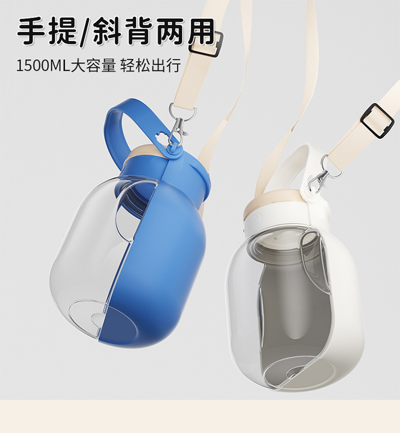 Dog outdoor water cup, dog water bottle, two-in-one portable pet outdoor water dispenser, ton ton bucket, drinking portable cup pic 1