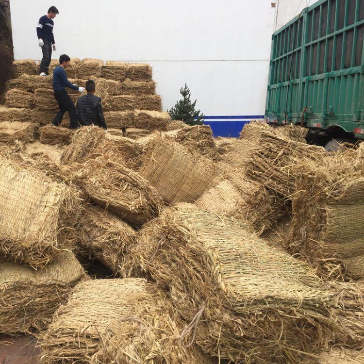 厂家直销下雪防滑草席子防汛草包稻草席子袋子护坡草袋编织袋防冻详情3