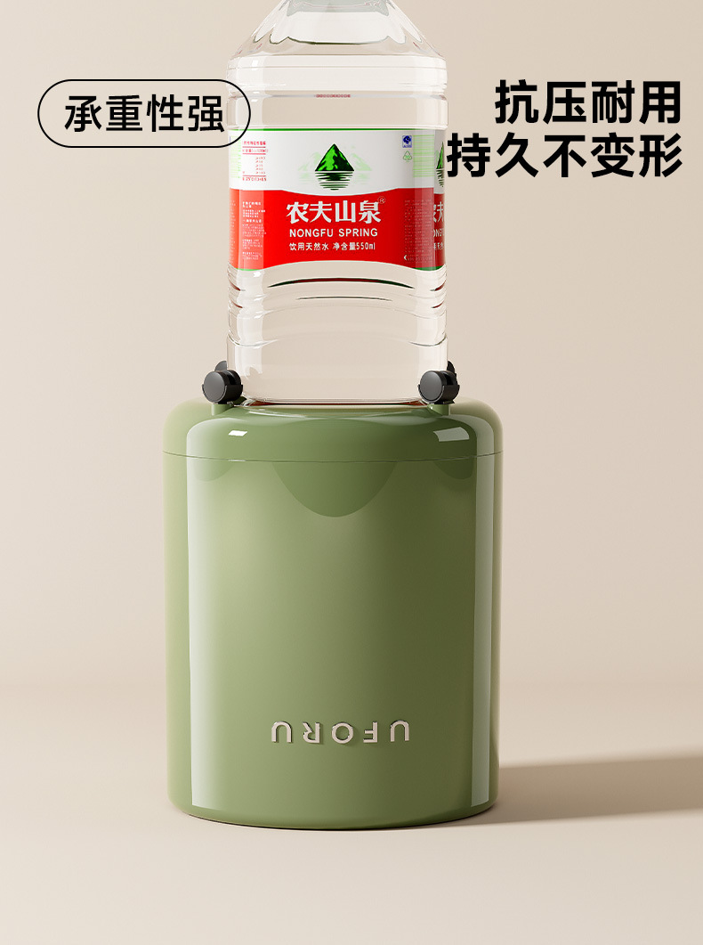 垃圾桶大号大容量高级感轻奢家用客厅卧室内外双层塑料垃圾筒带盖详情10