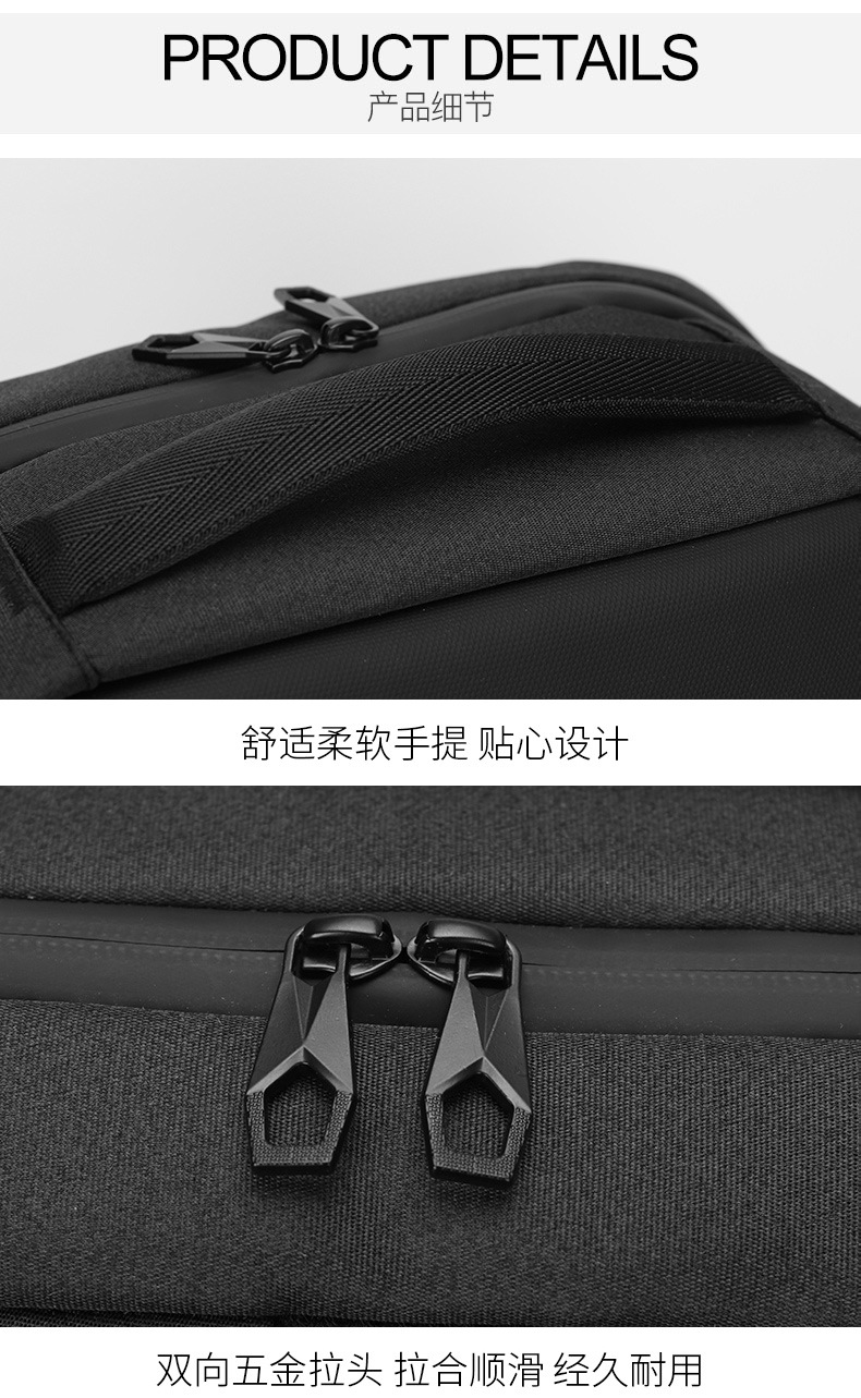 Hard-shell business backpacks for men, casual waterproof backpacks for men, multi-functional computer backpacks and schoolbags as gifts pic 16