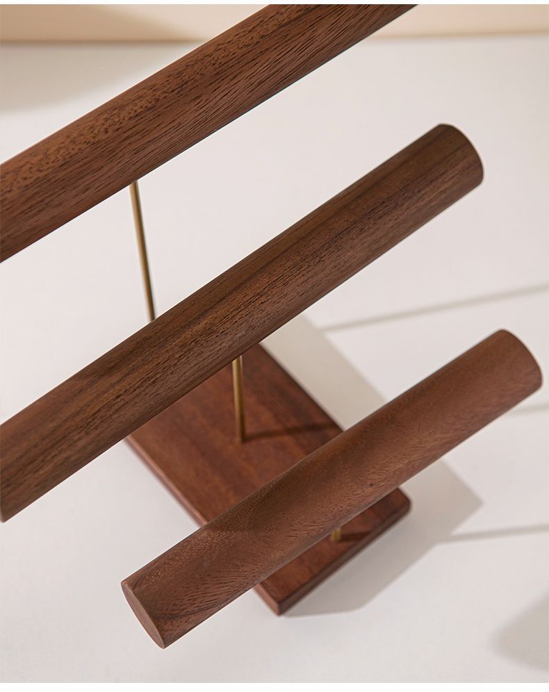 实木饰品展示架项链耳钉耳环饰品珠宝陈列道具拍摄首饰展示详情10