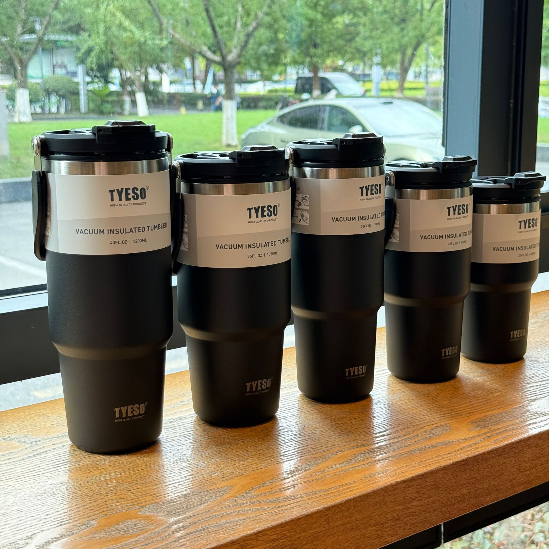 tyeso新款保温杯大容量手提汽车杯夏季保温保冷双饮冰霸杯咖啡杯详情15