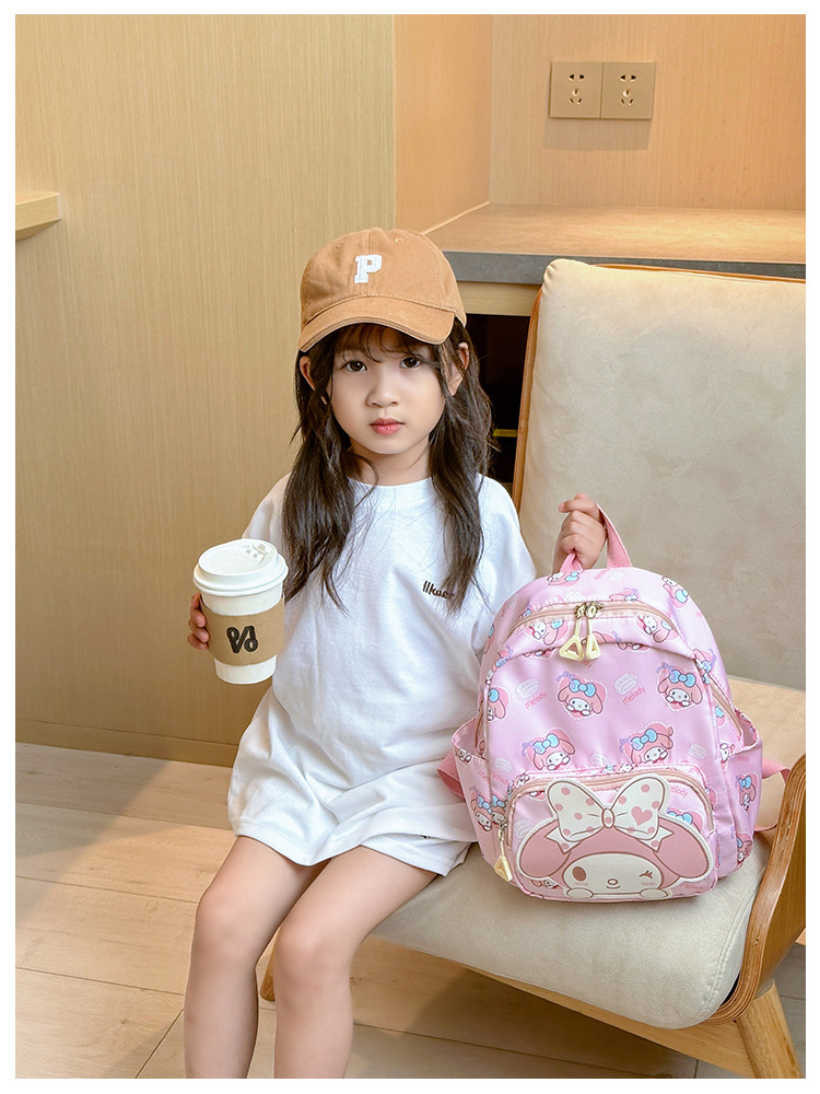 幼儿园女童双肩包可爱女孩出游儿童书包宝宝迷你小童卡通印花背包详情7