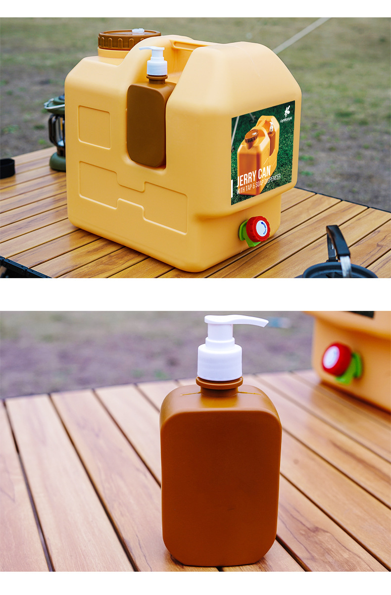Outdoor portable vehicle-mounted 20L food-grade drinking water bucket, camping and picnic hand-held large-capacity water tank pic 11