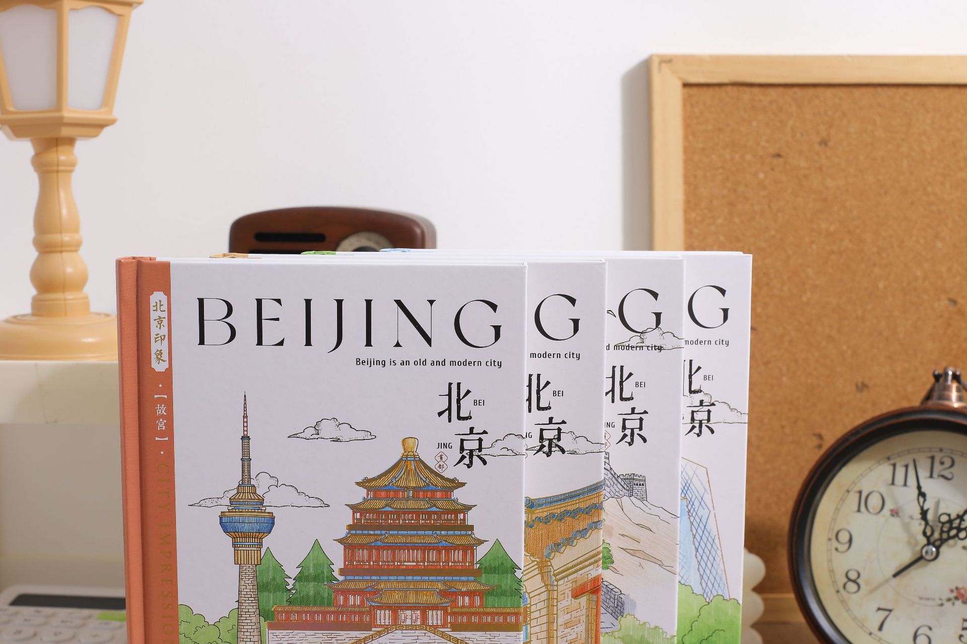 Jingu Stationery 25K City Stroll - Beijing Round-back Hardcover Notebooks, Handbooks, Student Notebooks pic 19