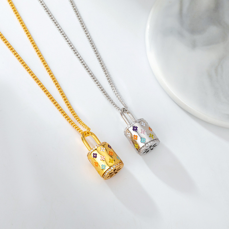 柏伶新款复古爆款项链小提包锁精致轻奢小香风锁骨链女高级感饰品详情10