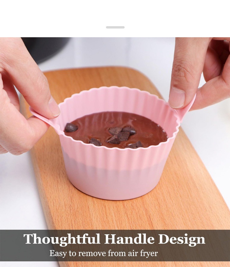 新款加厚加大空气炸锅硅胶烤蛋杯蒸蛋杯蒸蛋碗玛芬杯EggRamekin详情4