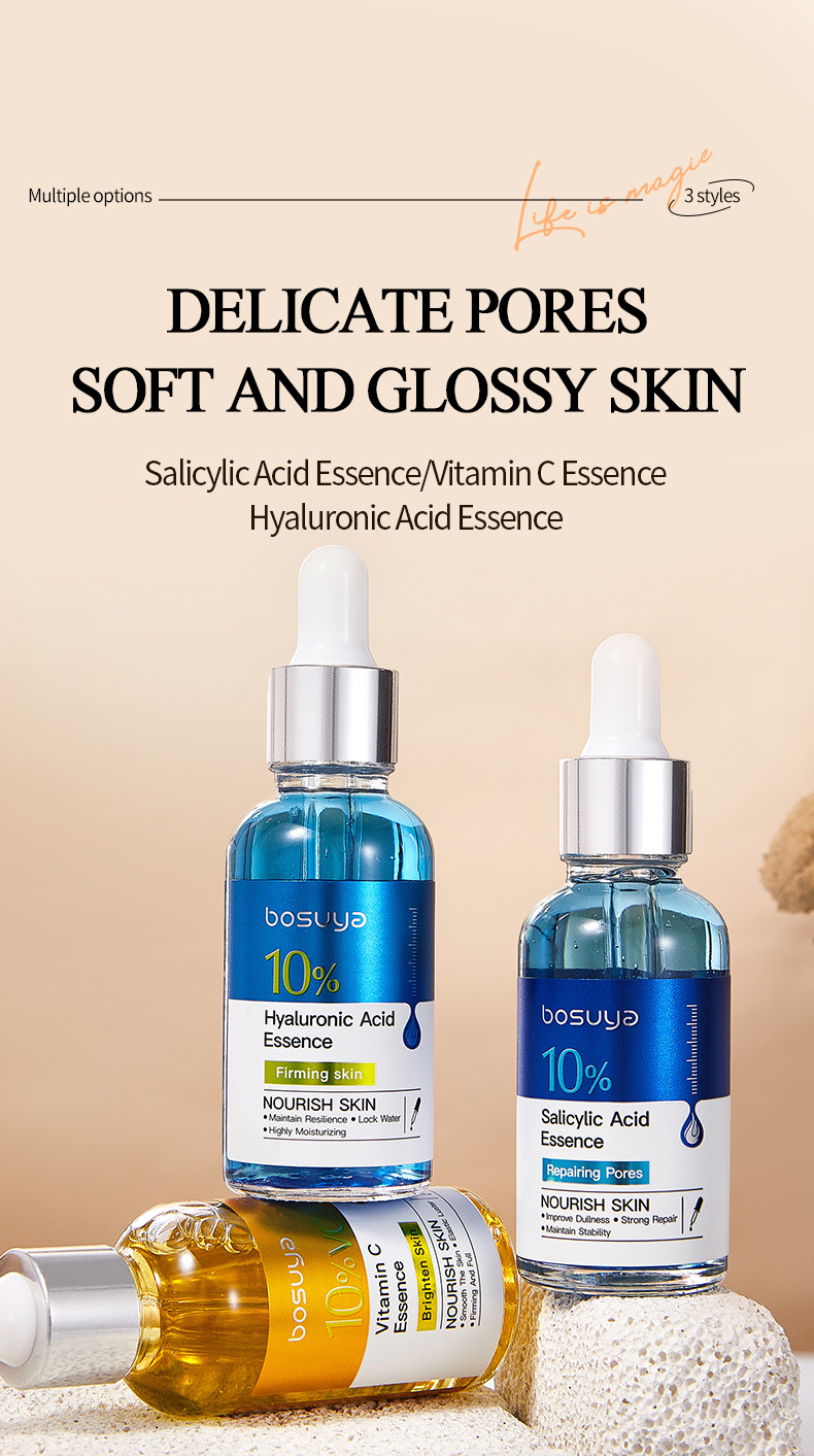 Cross-border exclusive BOSUYA essence for hydrating, moisturizing, and protecting the skin barrier against early aging. Wholesale of brightening essence oil pic 2