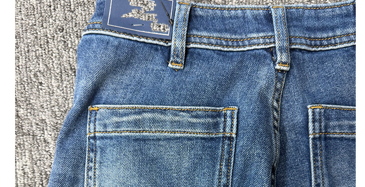 PL blue jeans for men and women, high-waisted loose, casual, versatile, wide-leg trousers with patch pockets, European and American style 2026 new style pic 16