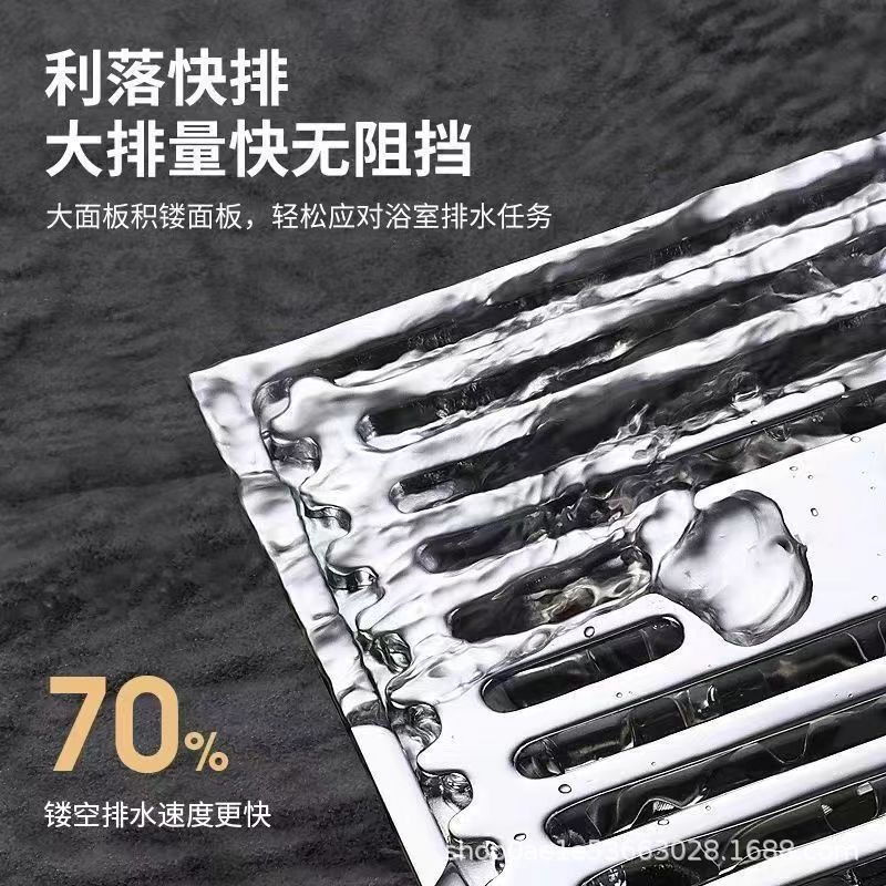 Stainless steel anti-odor floor drain, toilet, bathroom and toilet anti-odor floor drain, 10*10 self-sealing core floor drain, engineering floor drain pic 3