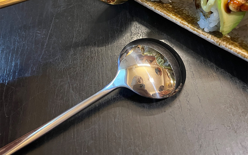 304不锈钢长柄勺子家用金色韩式拌饭勺加深喝汤勺加厚高档精致匙详情15