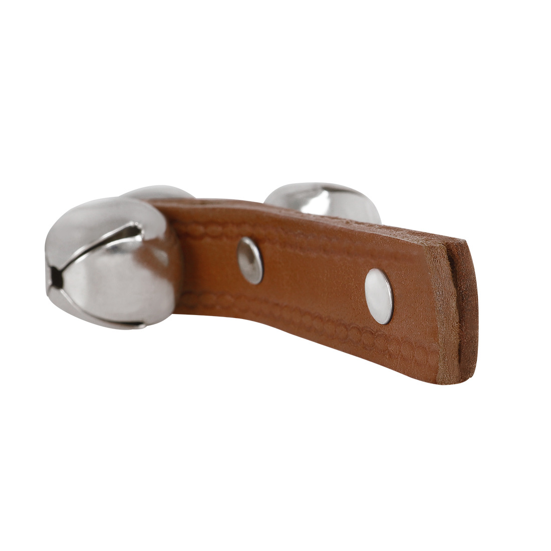 Orff percussion instruments, three-bell leather rattle, three-bell hand rattle, early education and educational toys for kindergarten children, rattle pic 12