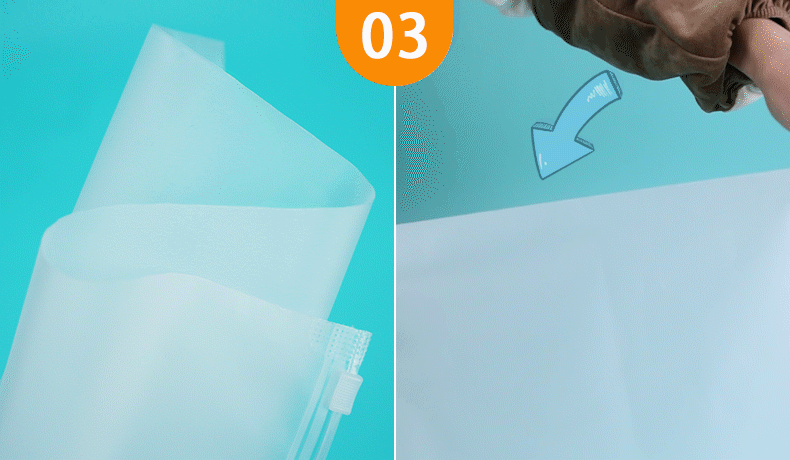 现货pe透明磨砂拉链袋批发塑料自封袋袜子衣服收纳定制服装包装袋详情20