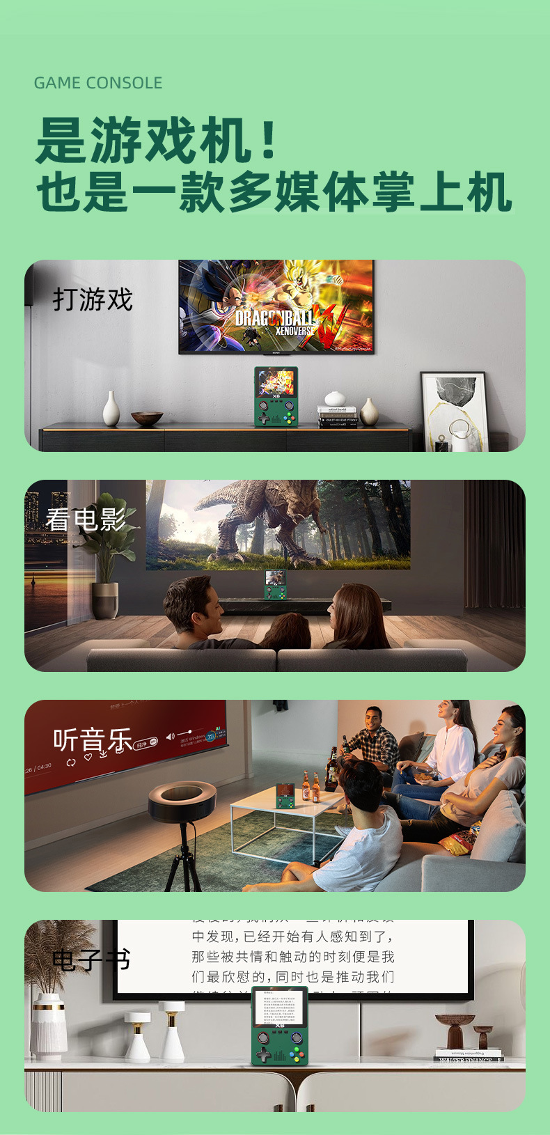 The new r36s open-source handheld game console is a portable 3d dual-system high-definition PSP dual-joystick handheld device for cross-border use pic 17