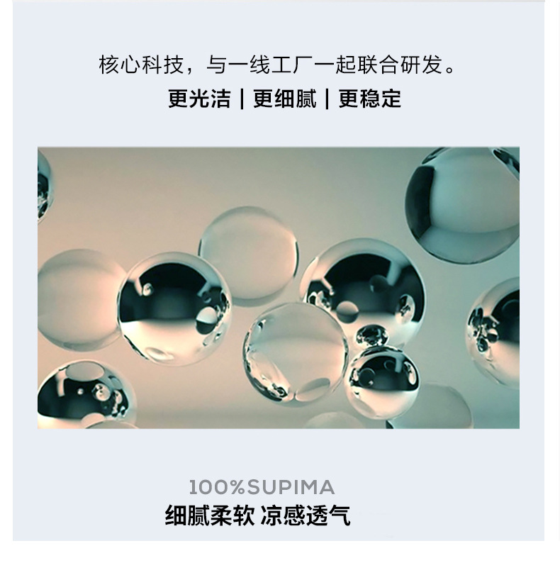 Cotton short-sleeved T-shirt for men, Spring/Summer 2025, cool half-sleeved ice silk pure white loose T-shirt pic 3