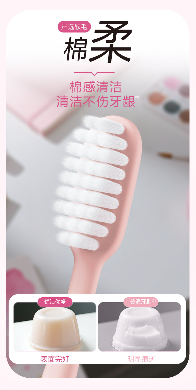 成人清洁牙刷糖果色轻柔细软毛牙刷家用清洁牙刷批发厂家详情3