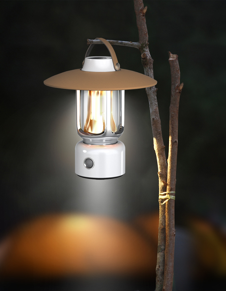 Cross-border new factory private mold camping atmosphere tent handheld lighting bracket light luxury trendy outdoor camping lamp pic 11