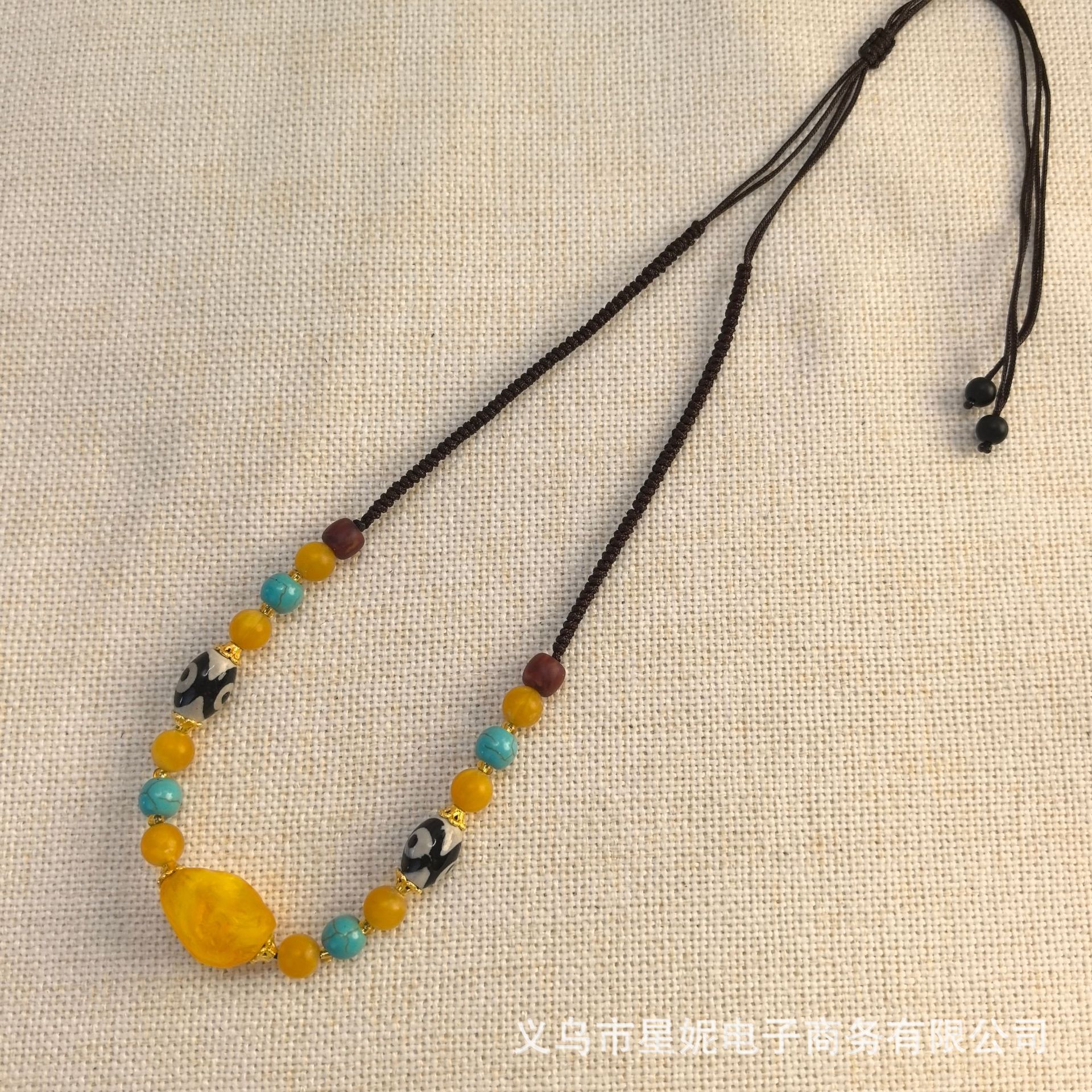 Colorful bead necklace for women, short and elegant pearl lanyard jewelry, classic necklace, fashionable and versatile pic 4