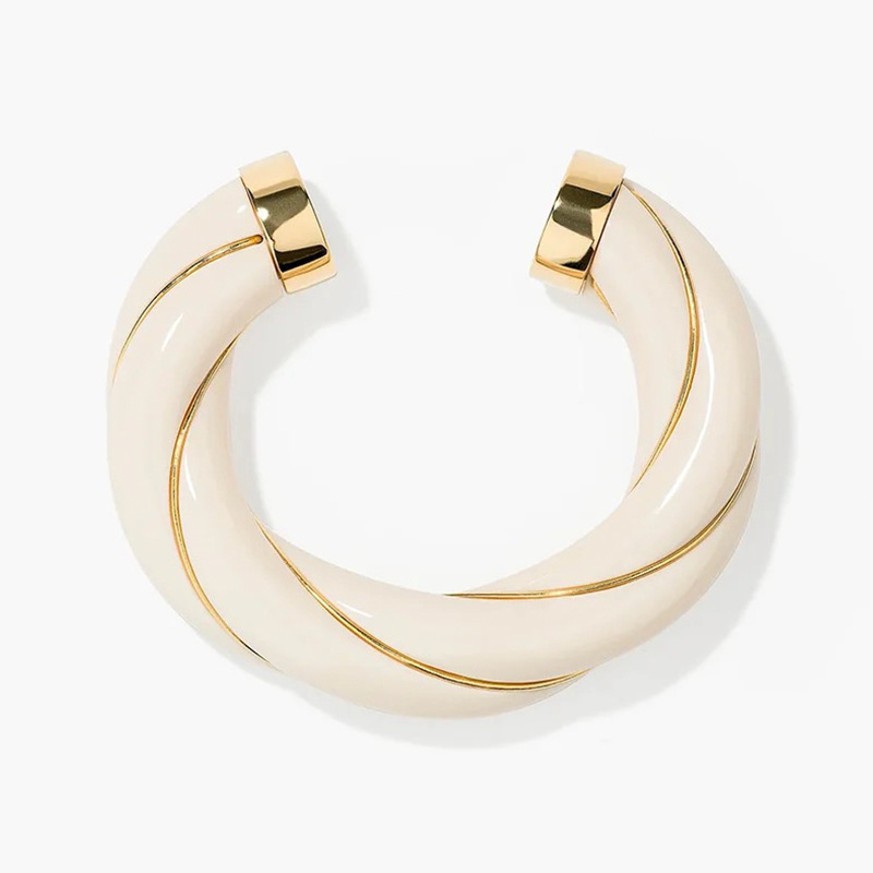 法国复古小众设计扭结设计马卡龙开口手镯个性中古独特轻奢高级感详情22