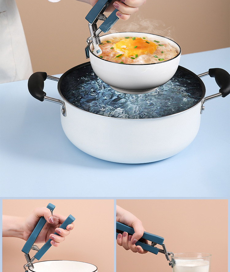 Bowl tongs, anti-scald tongs, kitchen tools, bowl tongs, plate tongs, steaming dish tongs, anti-slip and anti-scald hand tongs, wholesale pic 5