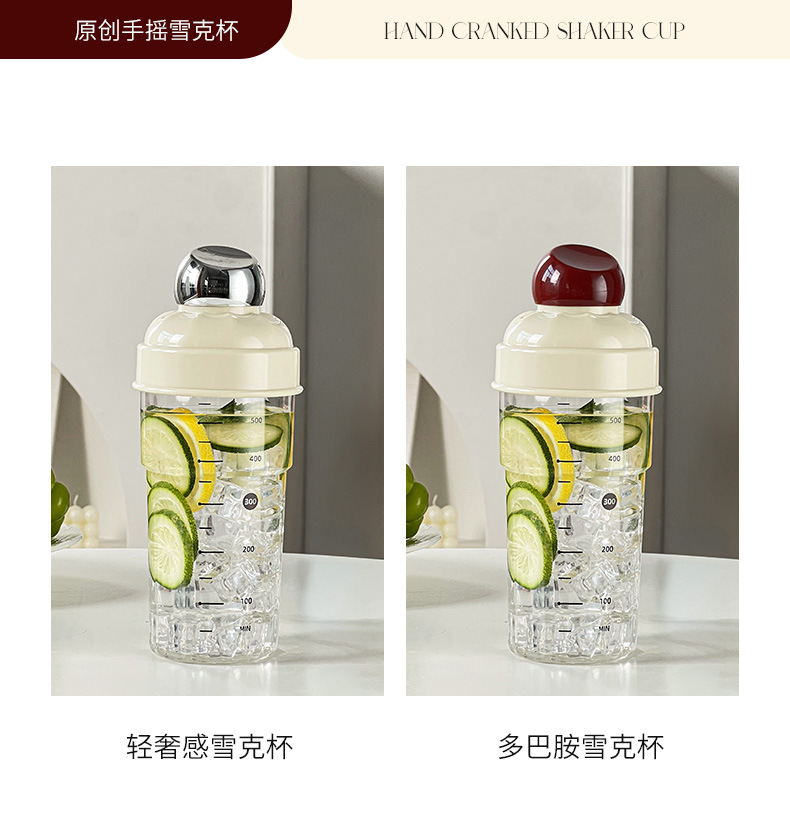 雪克杯一套调酒器套装shake杯饮料奶茶手打柠檬茶制作工具带刻度02302-1070详情3