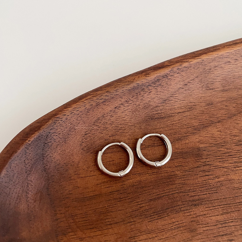 经典日常素圈金属耳圈女韩国简约个性百搭气质时尚耳钉耳环耳饰详情14