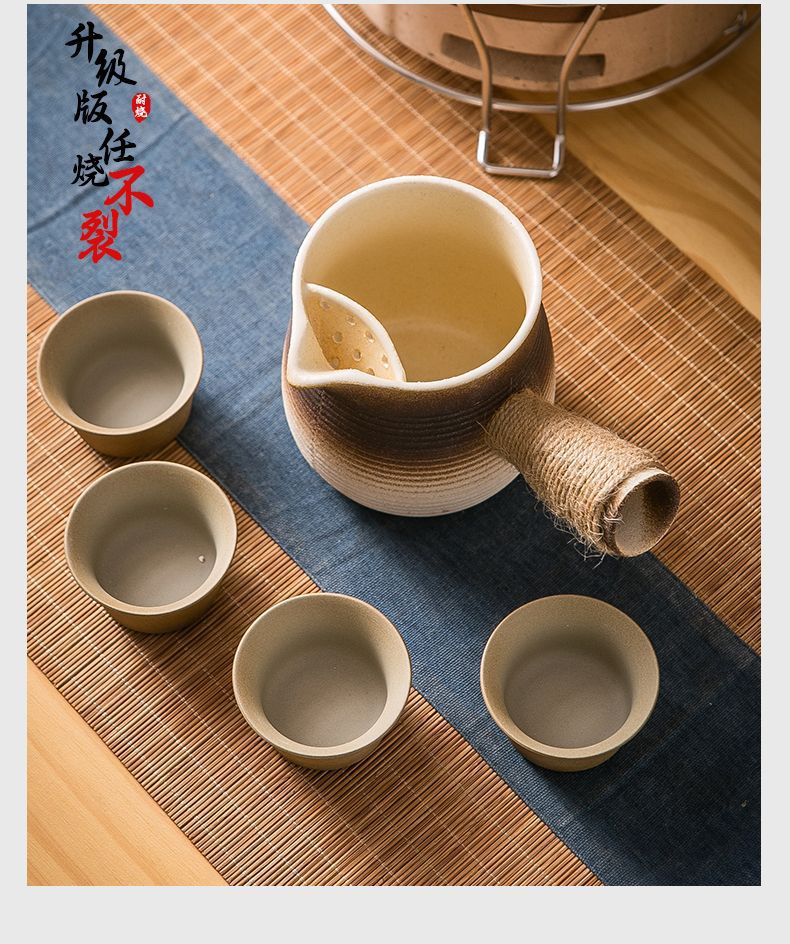 围炉煮茶炭炉器具全套烧烤炉家用烤火炉套装木炭炉子围聚泥炉户外详情12