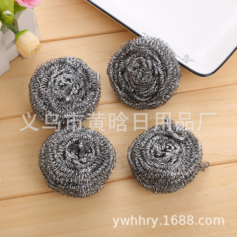 【 Chi Jia 】 Scouring Pad Sponge Kitchen Cleaning Brush Steel Wool Ball Set for Household cleaning, degreasing and decontamination of POTS pic 5