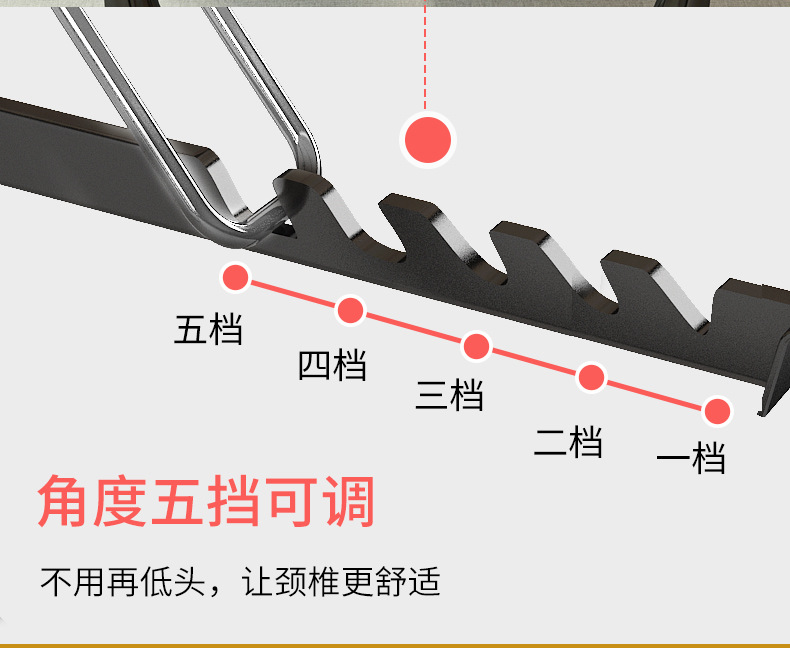 厂家 五档可调节USB床上升降桌折叠笔记本电脑桌书桌懒人桌小桌子详情6