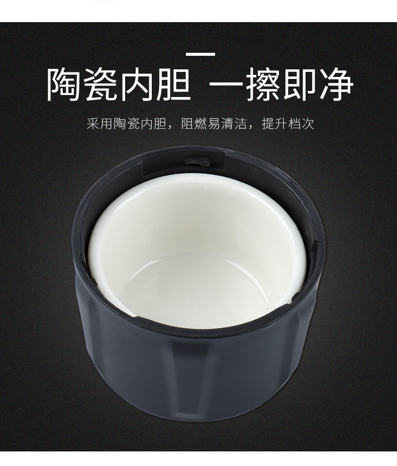 Hot-selling LED lamp ashtrays, 4S car universal car ceramic ashtrays, air outlet products, hanging car accessories pic 5