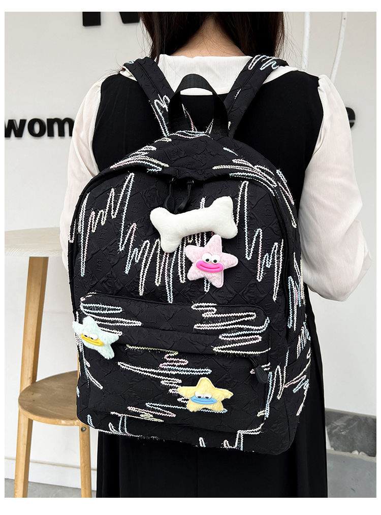 森系新款大容量可爱轻便时尚简约百搭高颜值初高中大学生双肩背包详情8