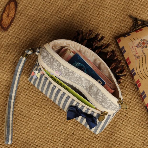 包邮小钱包零钱包韩国版拉链女式帆布艺可爱迷你硬币包耳机收纳袋详情8