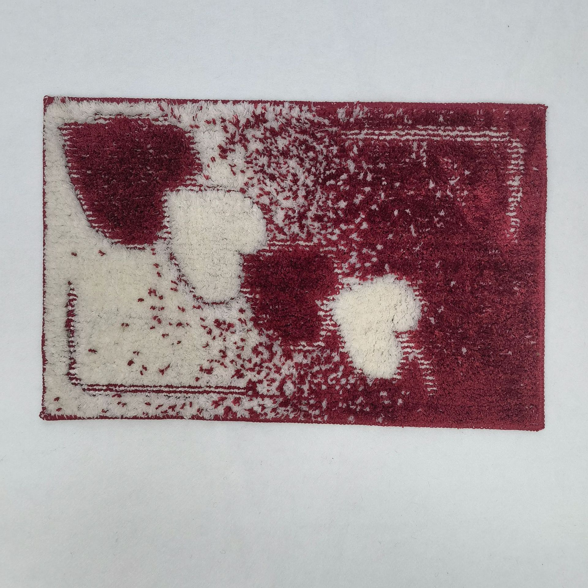 超纤雪花渐变四个爱心型防滑吸水脚垫TPR卧室入户门口浴室客厅垫详情8