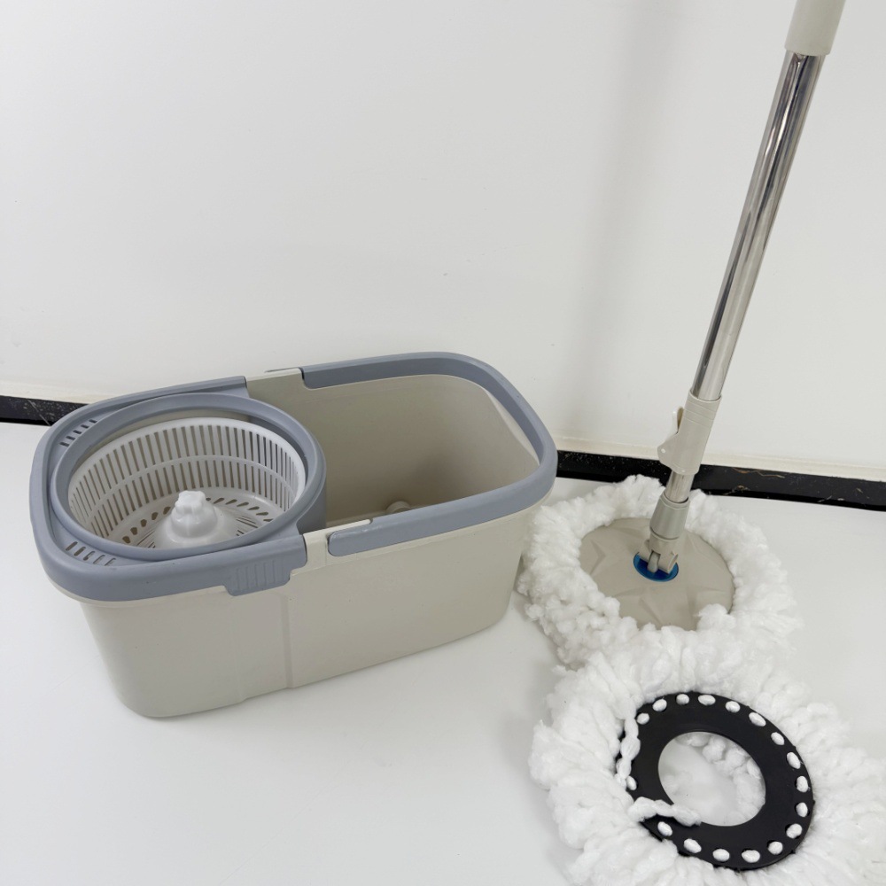 New rotary mop bucket, hand-free mop bucket, mop set, Good God Mop, dual drive handle mop bucket pic 9