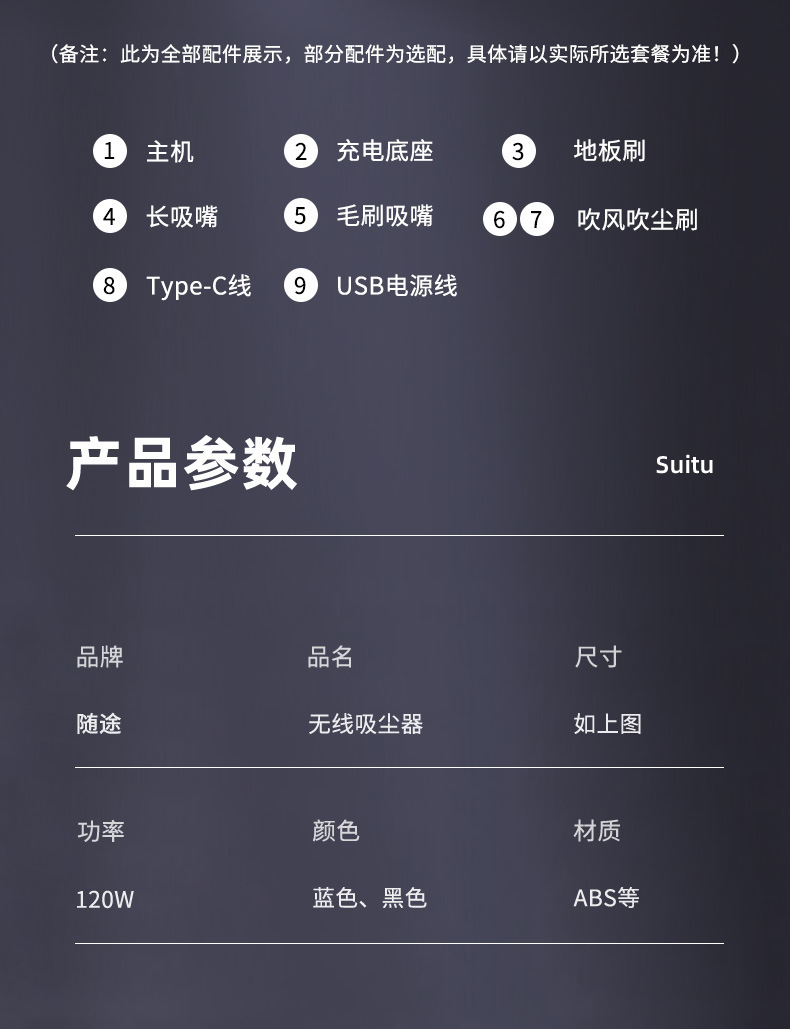 跨境热销无线吹尘枪多功能吸吹两用吸尘器大功率吸吹一体吹尘器详情1