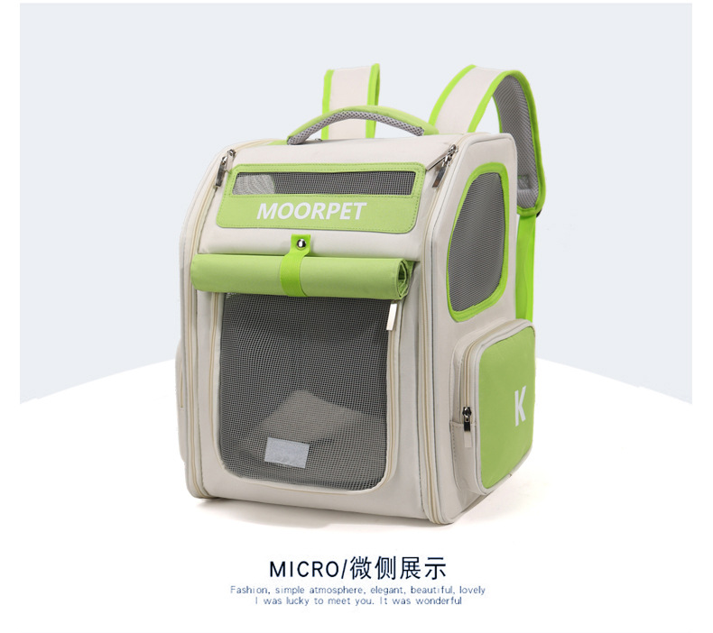 Fabricante de suministro directo bolsa de gato bolsa transpirable multicolor opcional llevar afuera ambos hombros transpirable alto nivel de apariencia mochila de viaje para mascotas pic 19