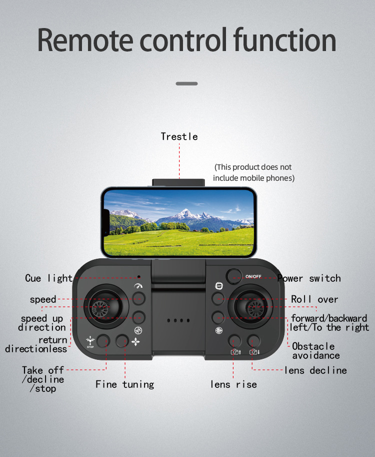 跨境航拍双摄无人机无刷四轴飞行器光流避障遥控外贸飞机高清航拍详情9