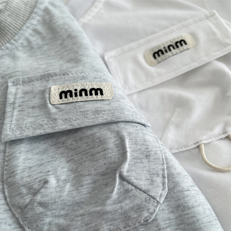 男童夏装牛仔短裤2025夏季小男孩宽松版薄款潮短袖t恤两件套代发详情9