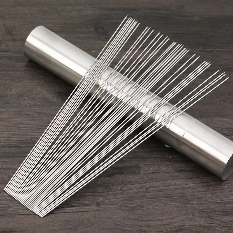 不锈钢烧烤签扁签户外羊肉串烤肉签子钢签铁签圆签全套用具烧昌凌详情14