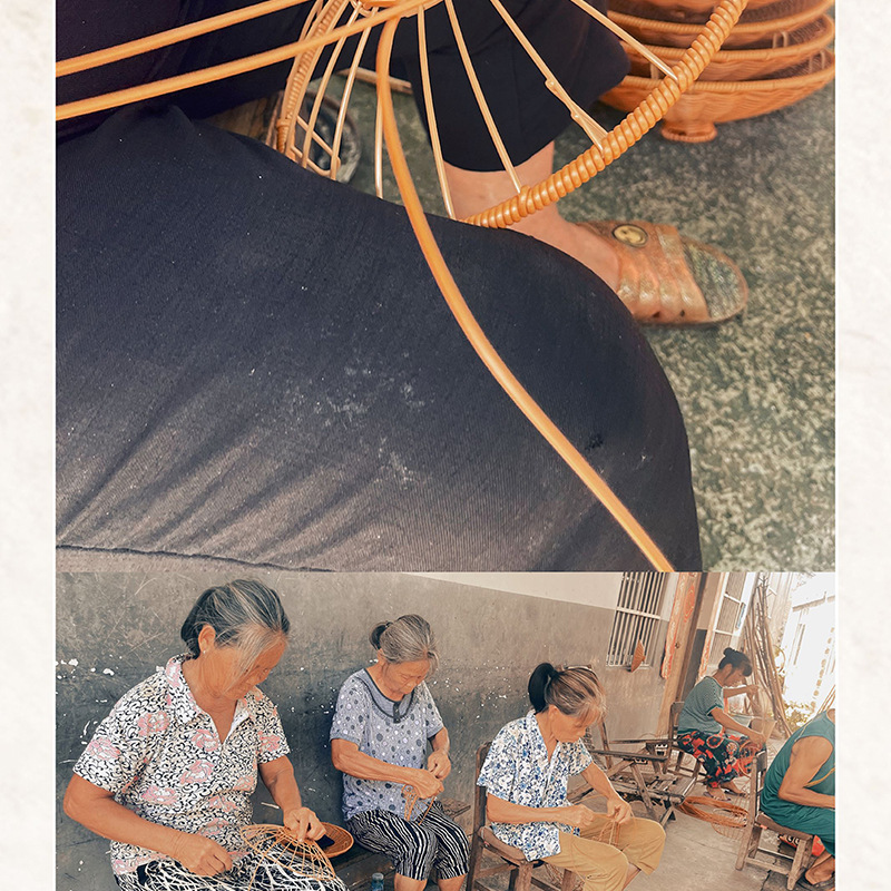 仿藤编织创意家用桌面水果篮子点心糖果篮水果吊篮零食收纳篮详情19