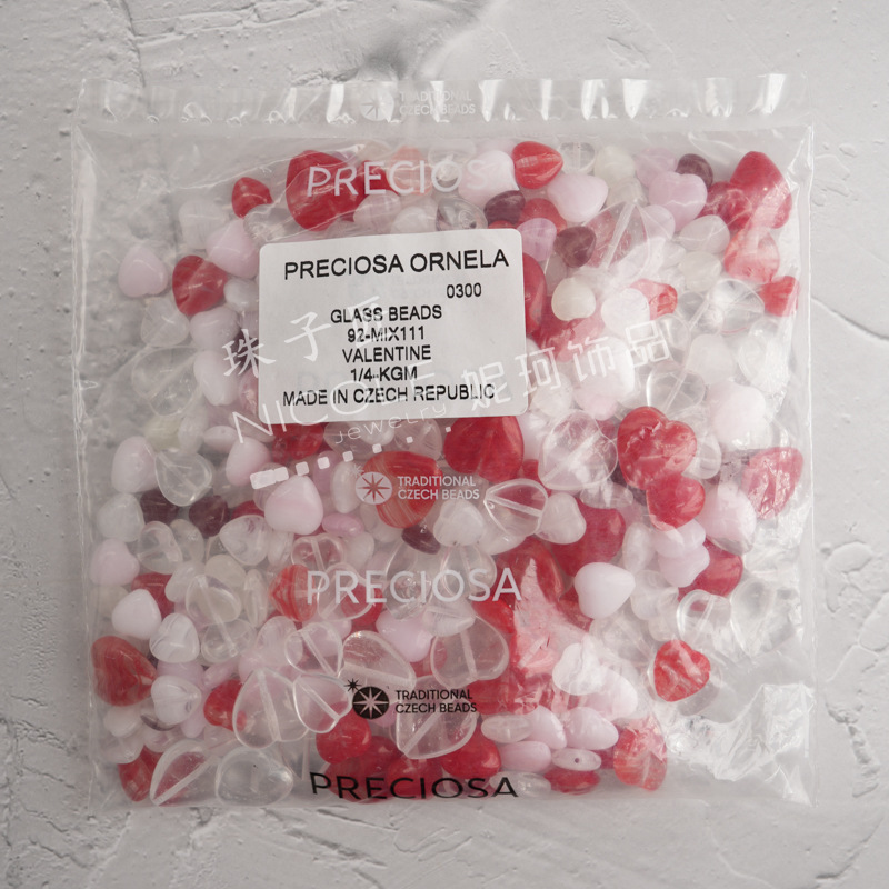 新款捷克玻璃珠preciosa多尺寸款式玻璃混珠多色系列250克装详情14