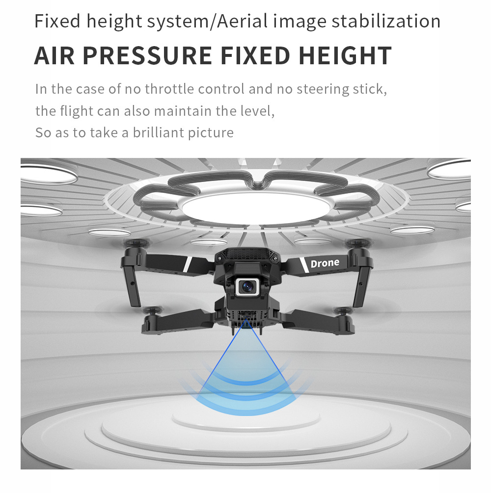 Cross-border E88 high-definition dual-camera folding drone, long-lasting endurance, easy to carry, intelligent obstacle avoidance remote control aircraft for foreign trade pic 15